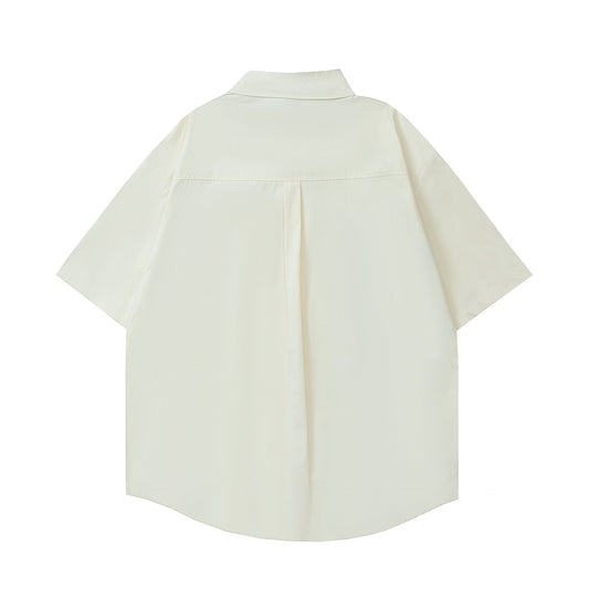 YAVIORA Colorblock Flocked Shirt