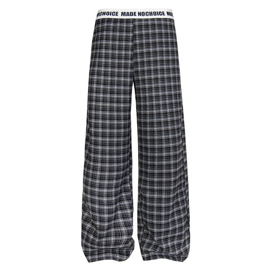 YAVIORA Plaid Straight Pants