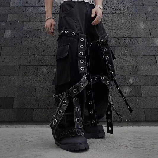 YAVIORA Hardware Detail Jeans