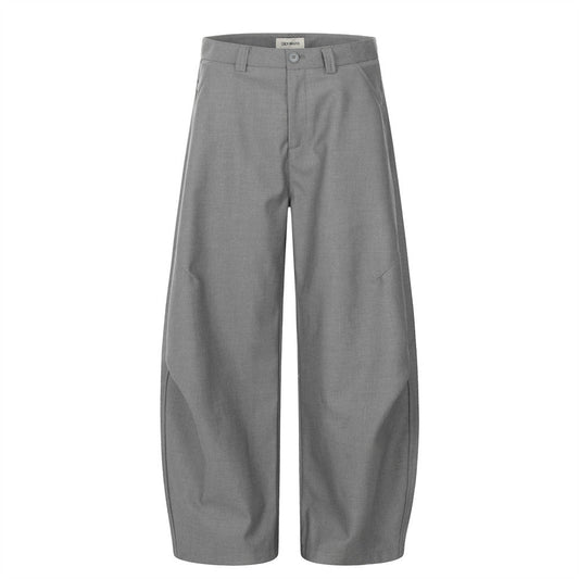 YAVIORA Pleated Curved Pants