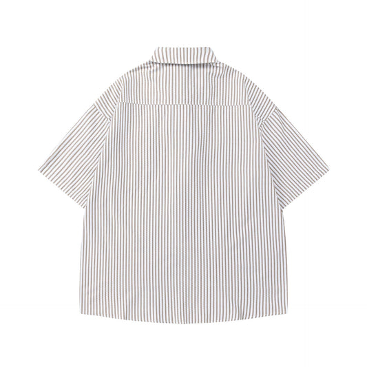 YAVIORA Chic Striped Tie Shirt