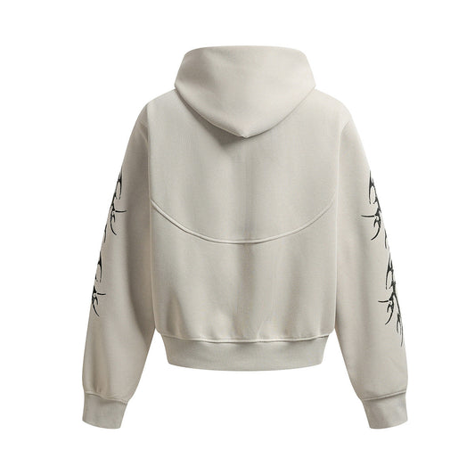 YAVIORA Hip-Hop Zip Hoodie