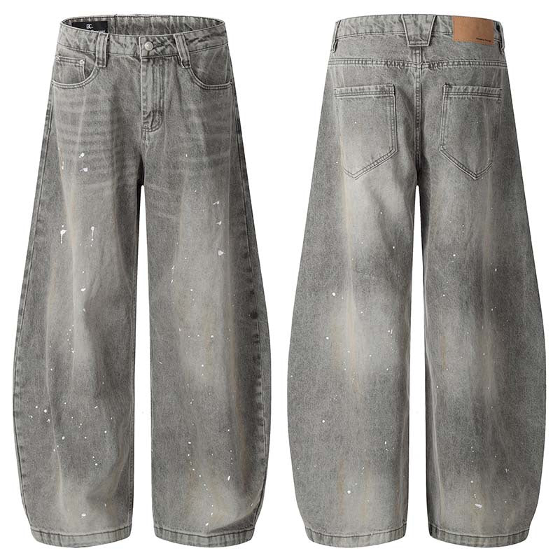 YAVIORA Paint Splatter Jeans