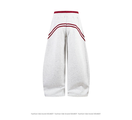 YAVIORA Stripe Contrast Track Pants
