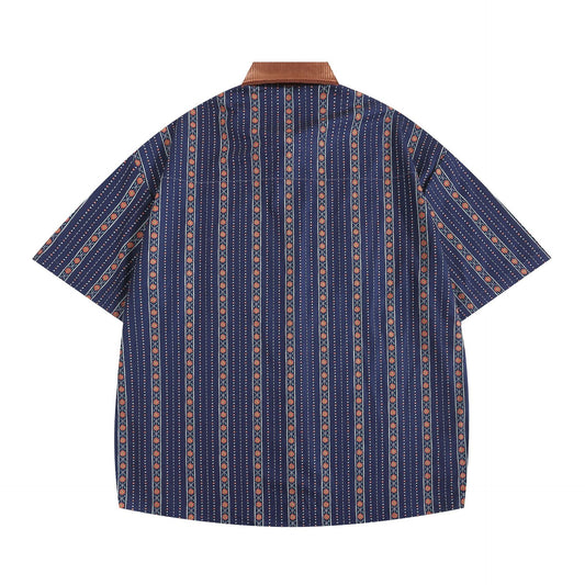YAVIORA Cartoon Embroidered Shirt