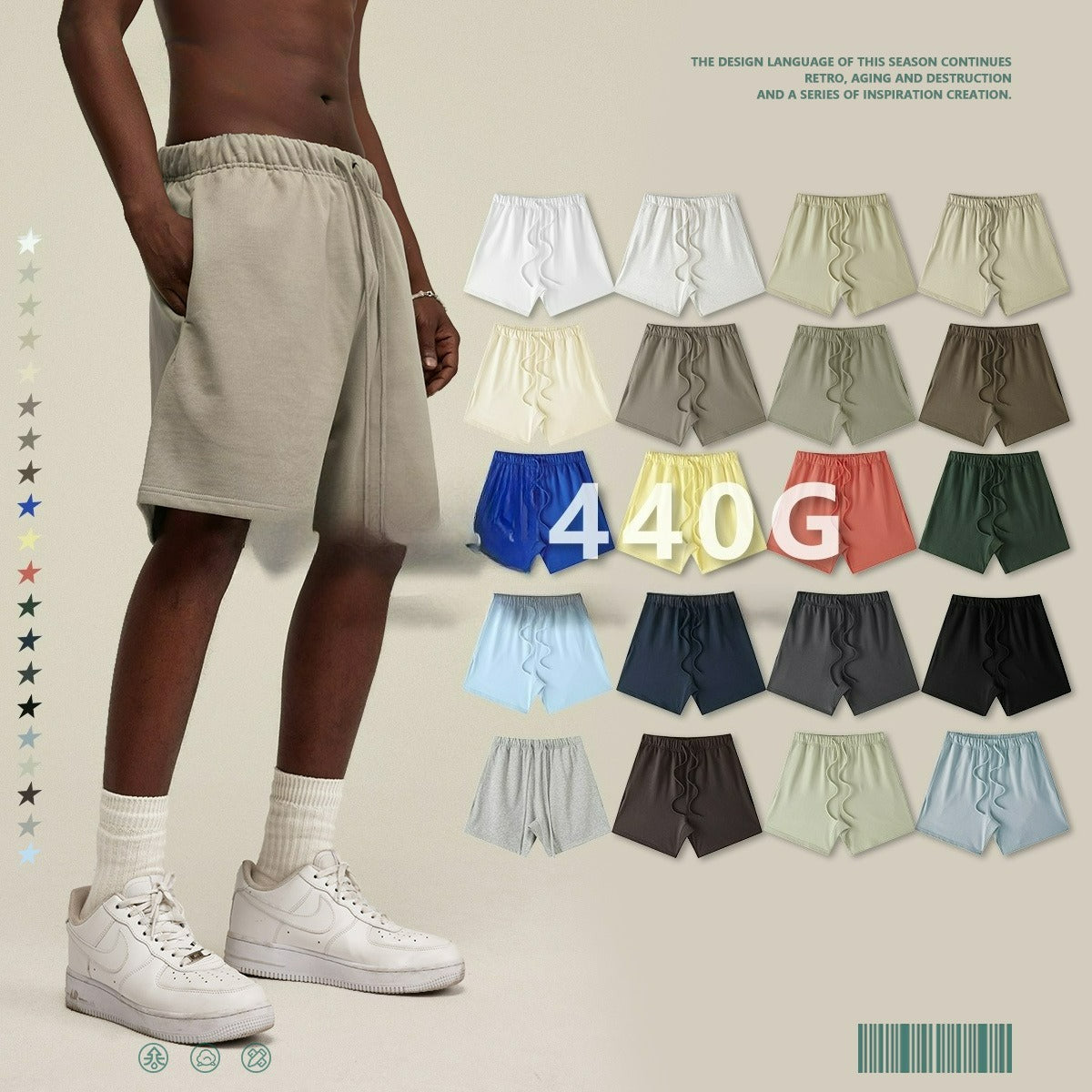 Yaviora Summer American Style Shorts Sports Shorts