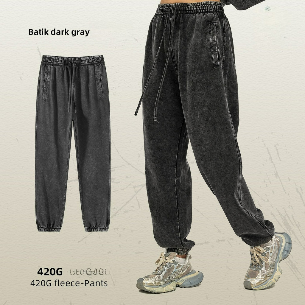 Yaviora Batik Distressed Loose Fit Trousers