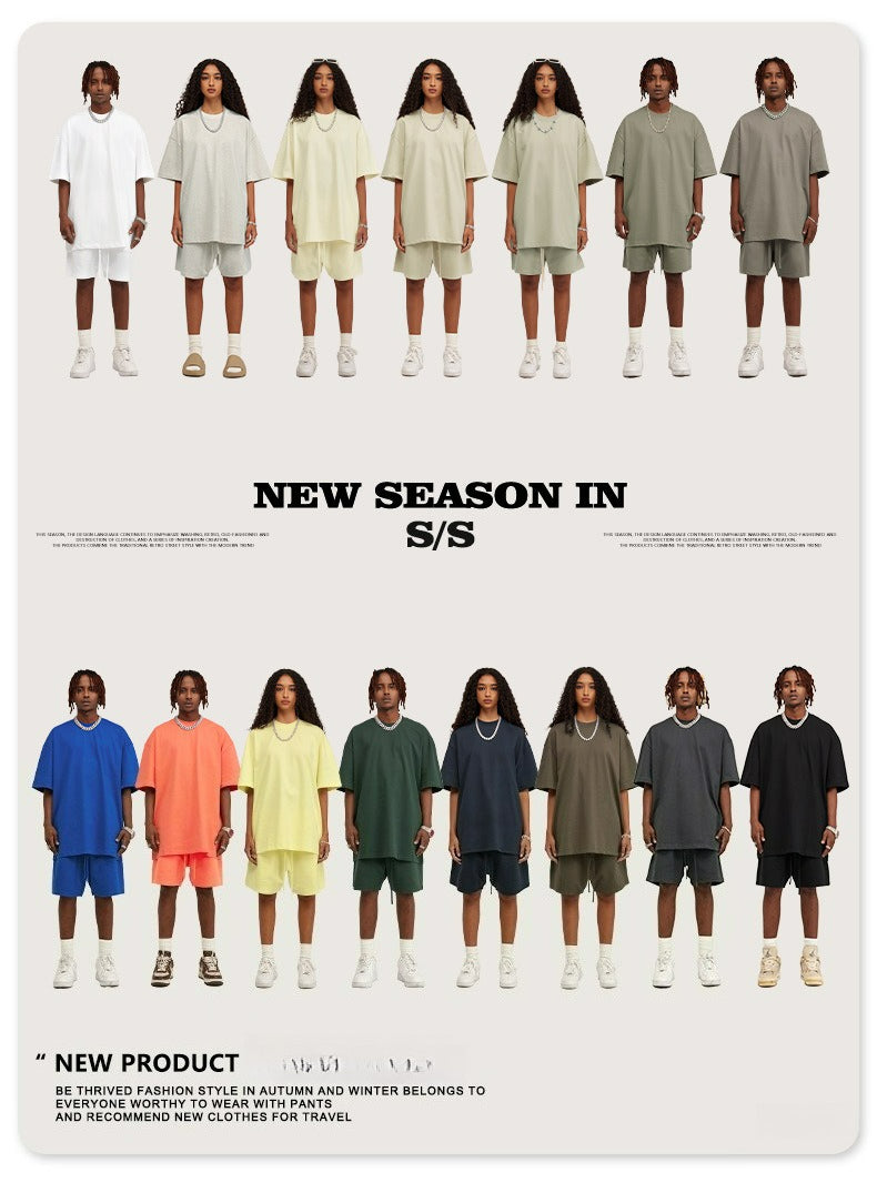 Yaviora Summer American Style Solid Color Loose T-Shirt