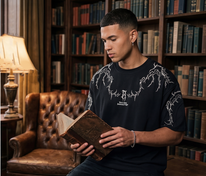 YAVIORA Suede Thorn Tee
