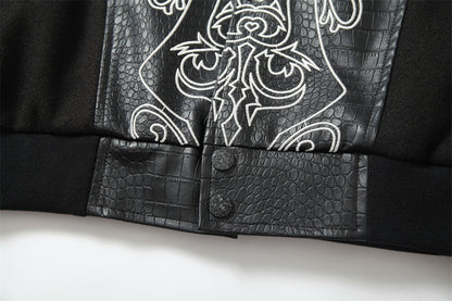 YAVIORA Embroidered Baseball Jacket