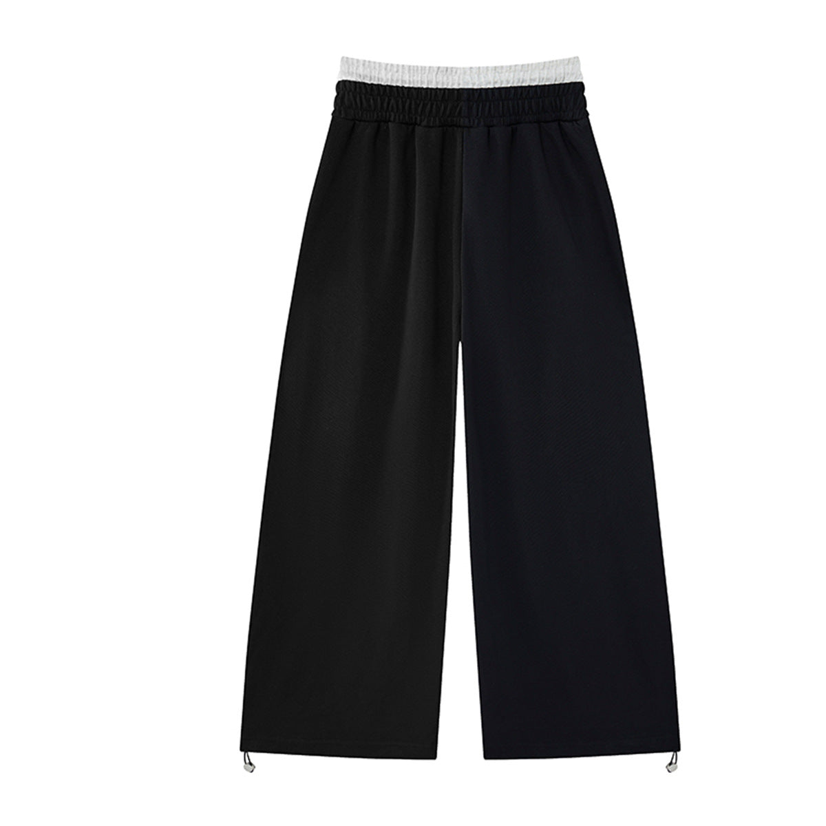 YAVIORA Cross Lion Faux Two-Piece Wide Leg Pants