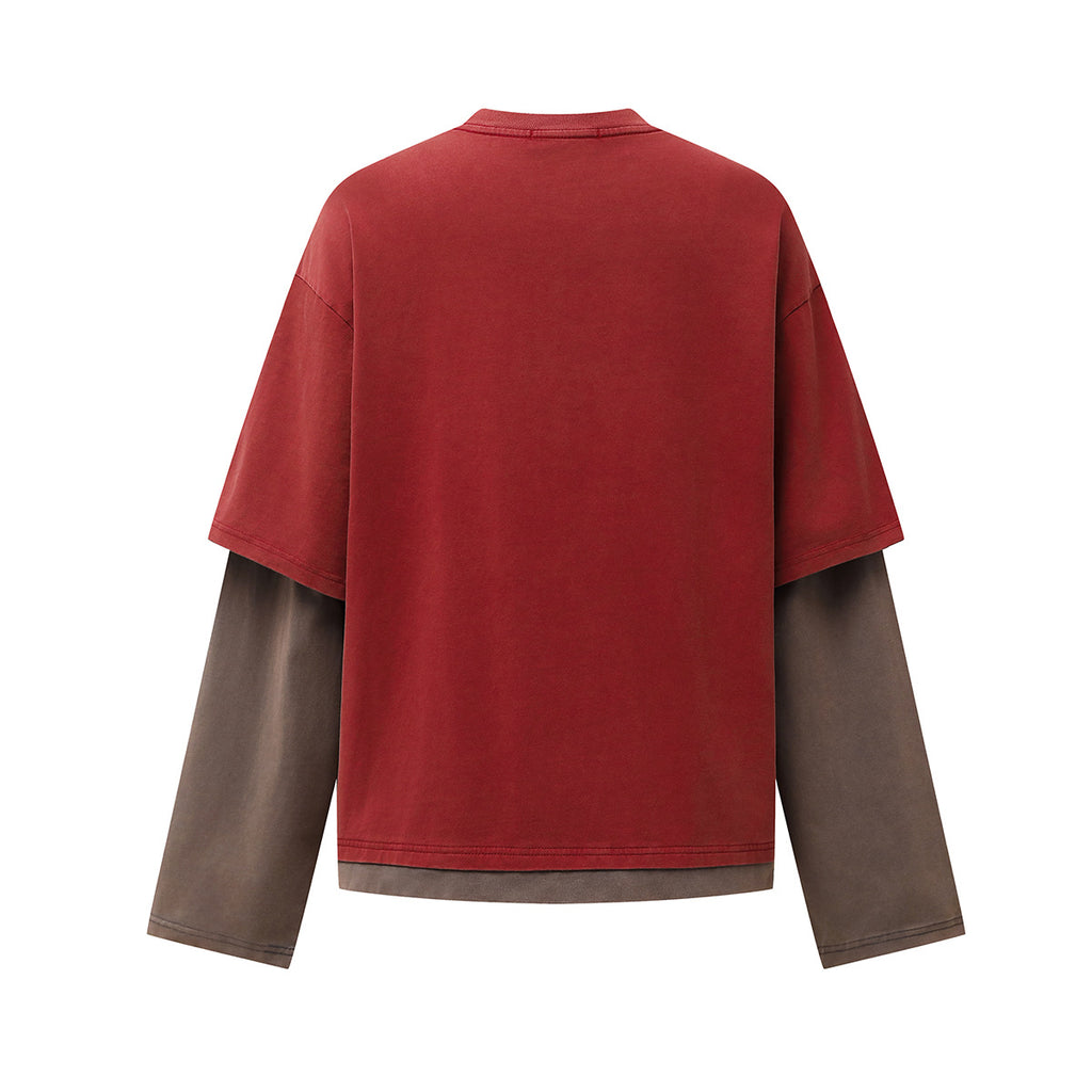 YAVIORA Color-Block Base Layer T-Shirt