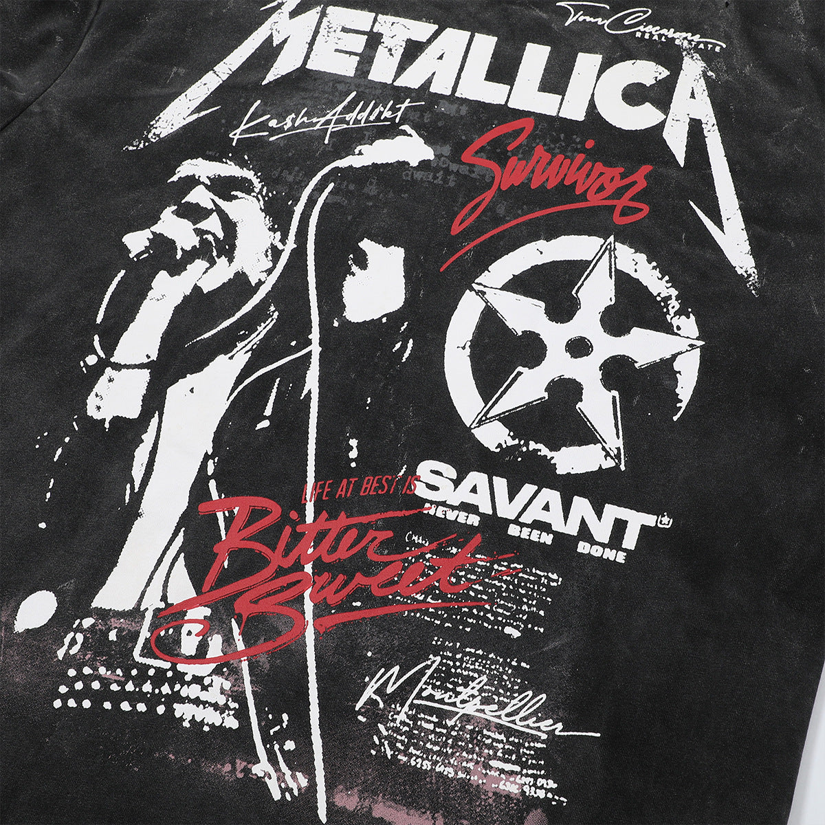 YAVIORA Rock Distressed T-Shirt