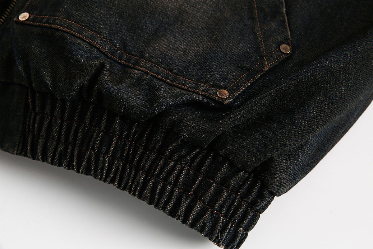 YAVIORA Denim Puffer Jacket
