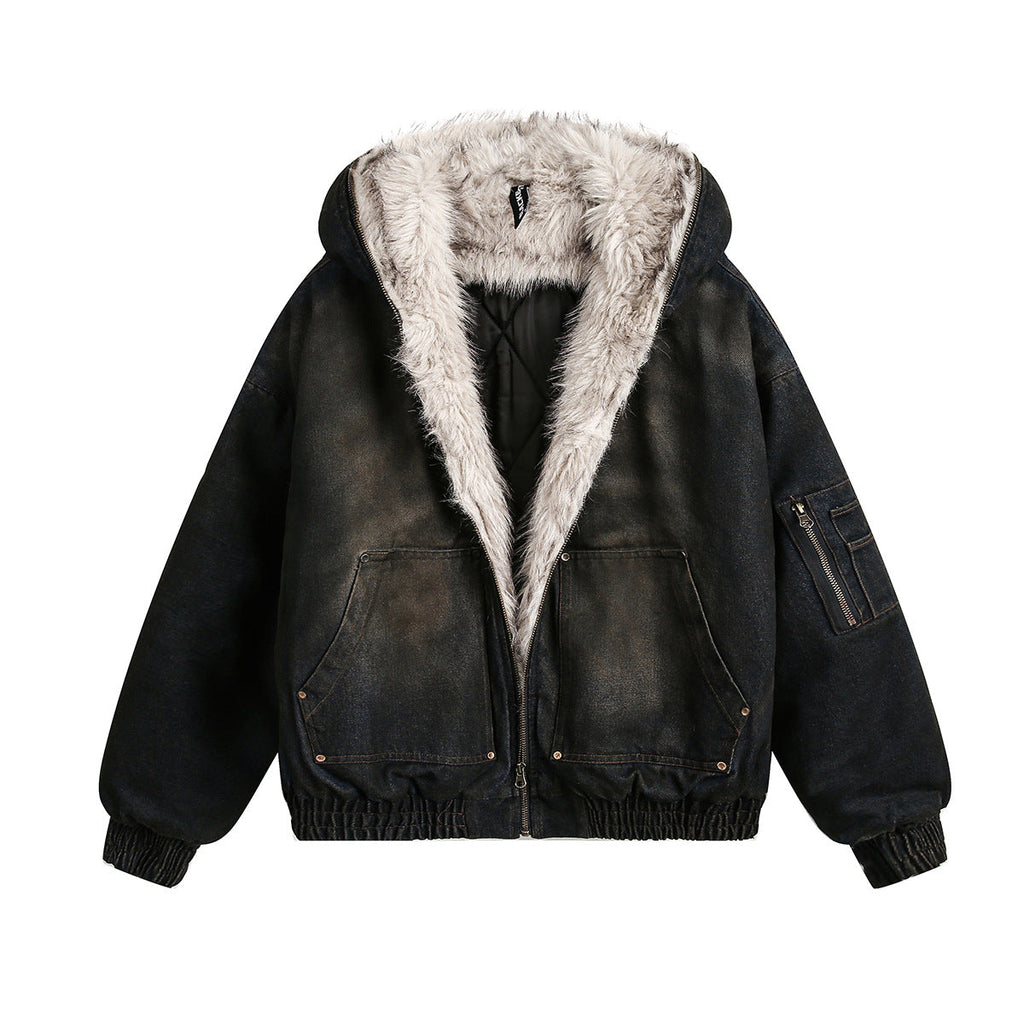 YAVIORA Denim Puffer Jacket