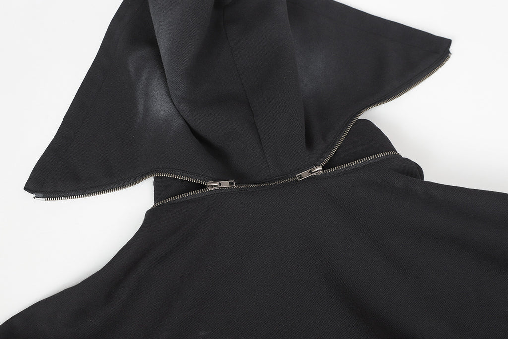 YAVIORA Wasteland Style Washed and Dirty Hooded Sweatshirt