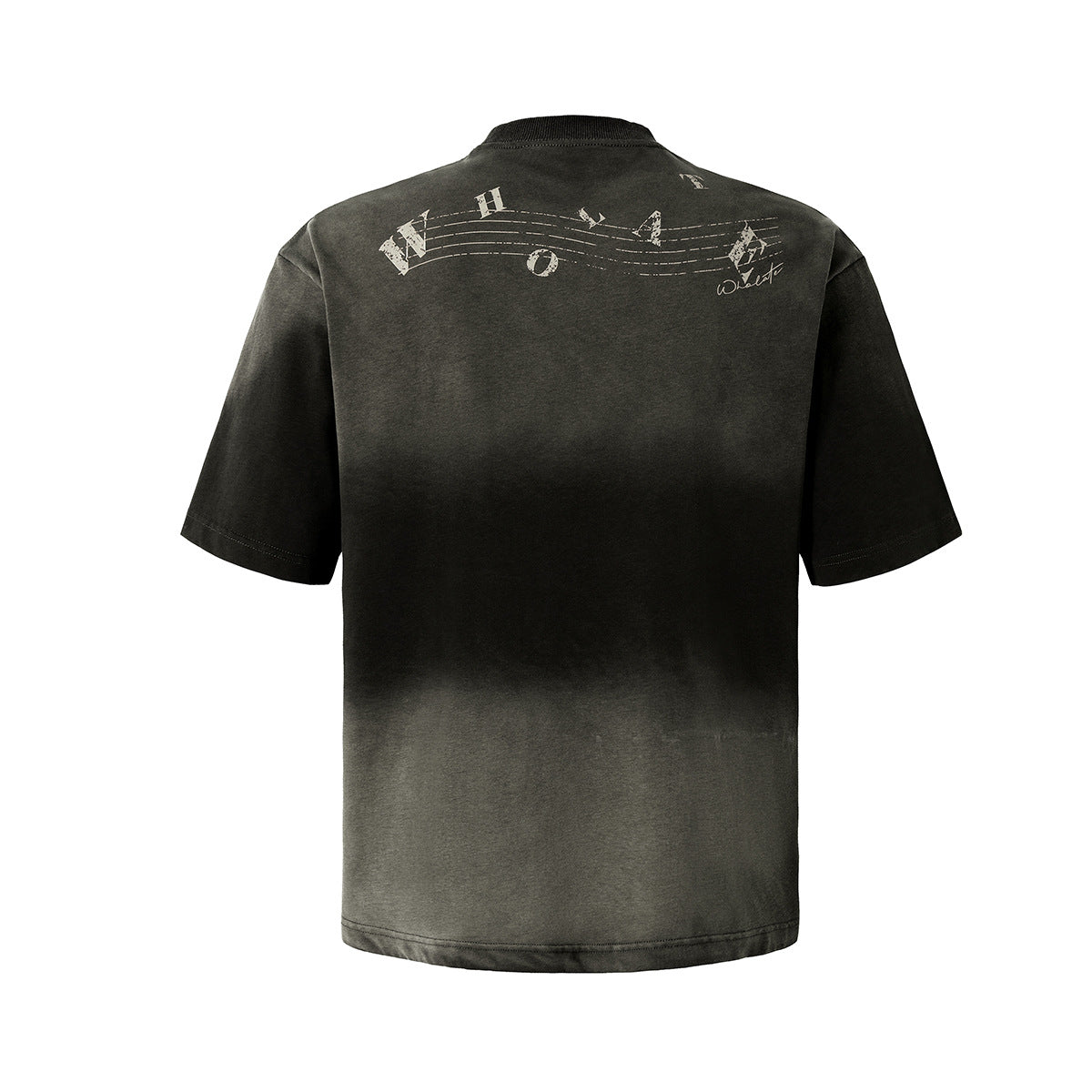 YAVIORA Vintage Music Instrument Gradient t shirt