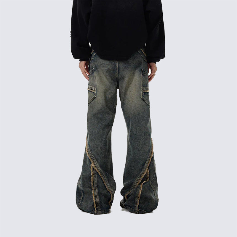YAVIORA Destroyed Frayed Jeans