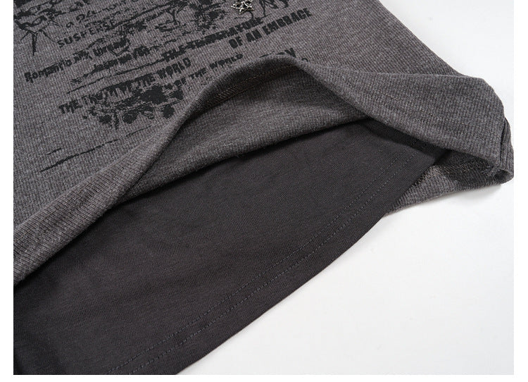 YAVIORA Halter Neck Layered Tee