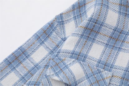 YAVIORA Plaid Hooded Shirt