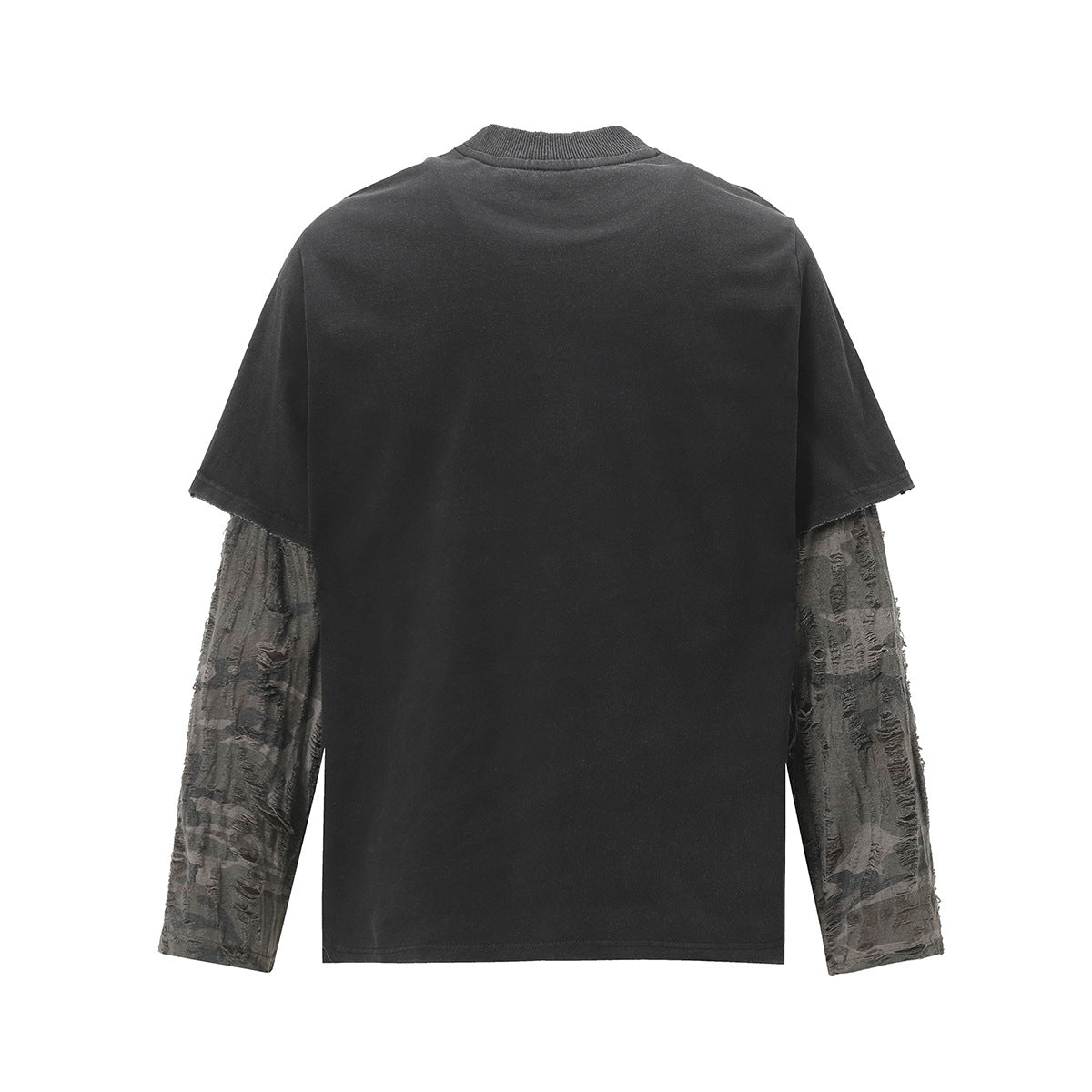 YAVIORA Distressed Layered Longsleeve