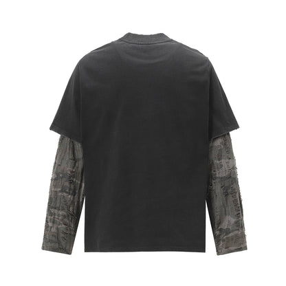 YAVIORA Distressed Layered Longsleeve