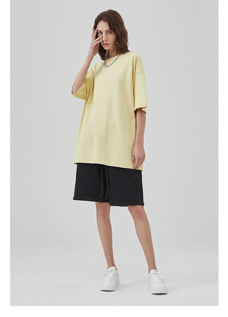 Yaviora 230G Double Yarn Pure Cotton Short-Sleeve T-Shirt