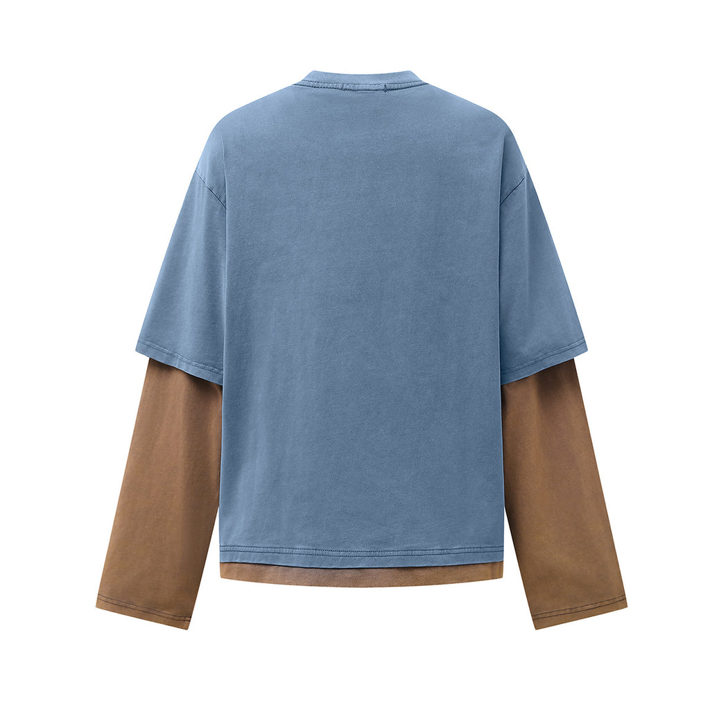 YAVIORA Color-Block Base Layer T-Shirt