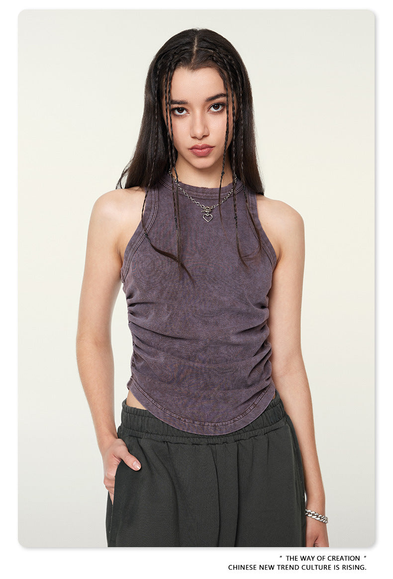 Yaviora American Distressed Hot Girl Style Vest for Women