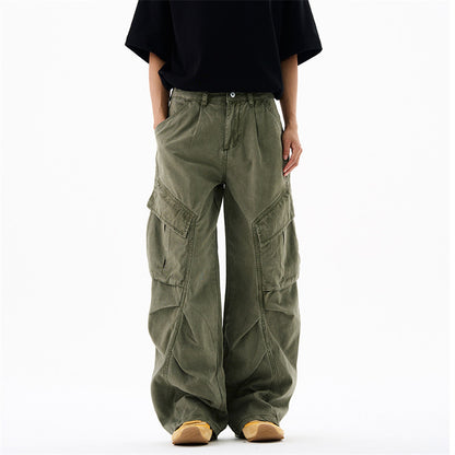 YAVIORA Pleated Cargo Pants