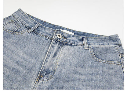 YAVIORA Strass-Weite Jeans