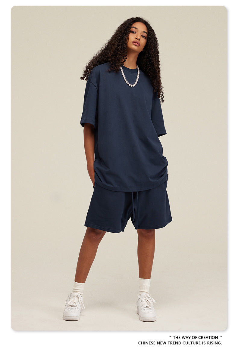 Yaviora Summer American Style Solid Color Loose T-Shirt