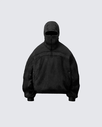 YAVIORA Kapuzenpullover mit durchgehendem Reißverschluss