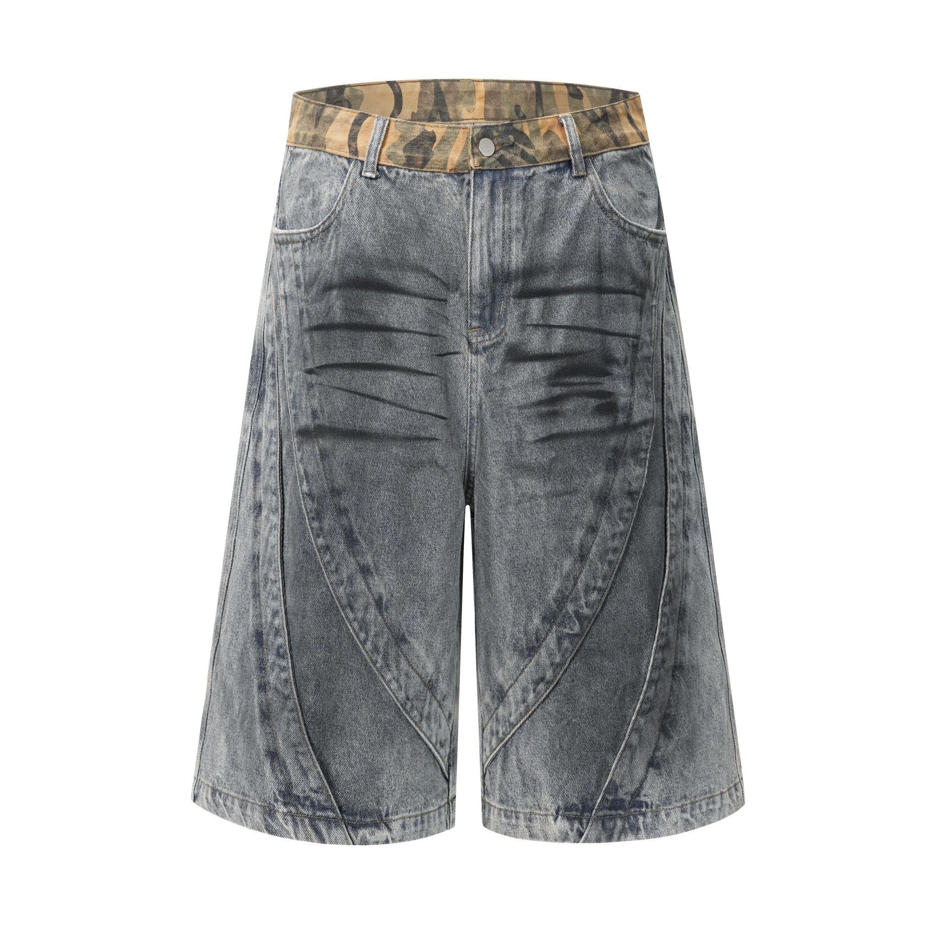 YAVIORA "Wasteland" Style Distressed Denim Shorts