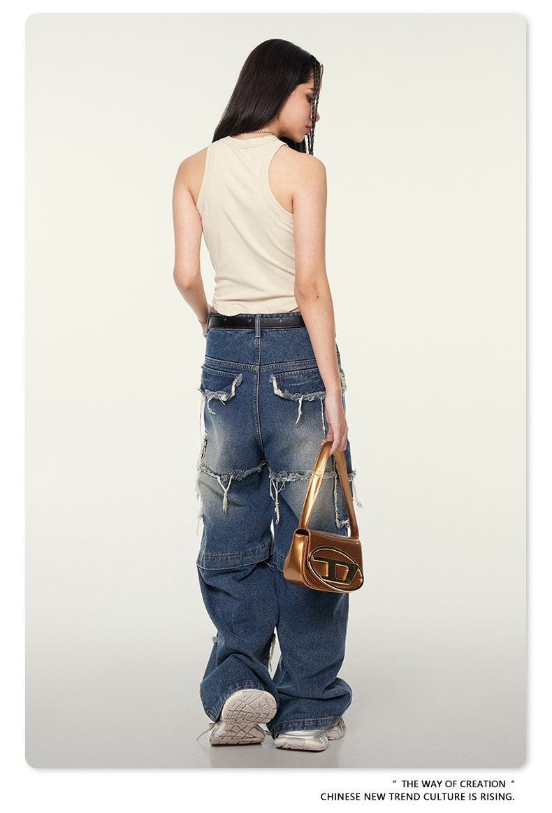 Yaviora American Distressed Hot Girl Style Vest for Women