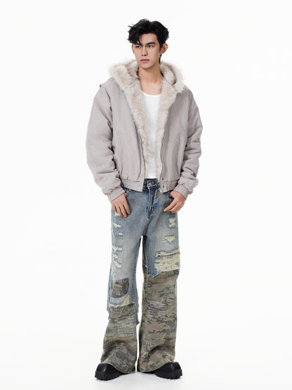 YAVIORA Eagle Hooded Puffer