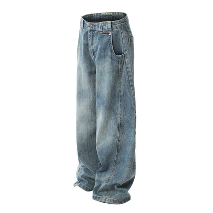 YAVIORA Deconstructed Denim Pants