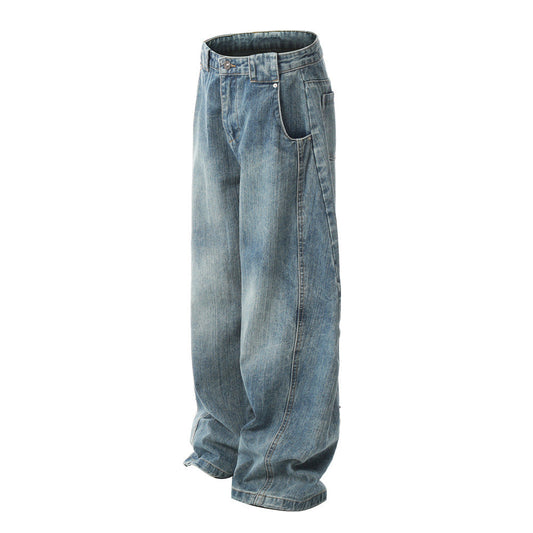 YAVIORA Tie-Dye Deconstructed Jeans