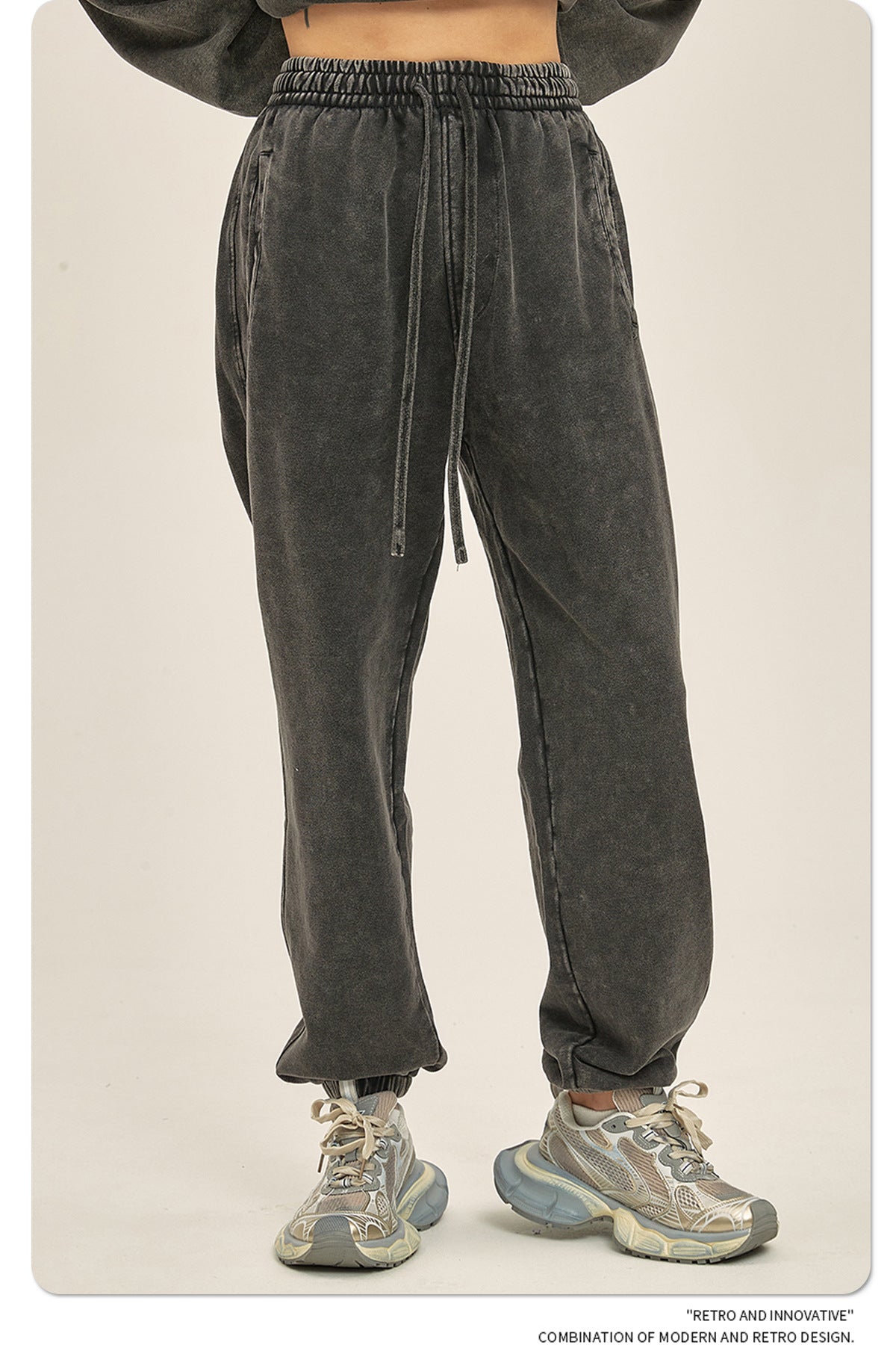 Yaviora Batik Distressed Loose Fit Trousers
