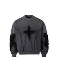 YAVIORA Starburst Patchwork Hoodie