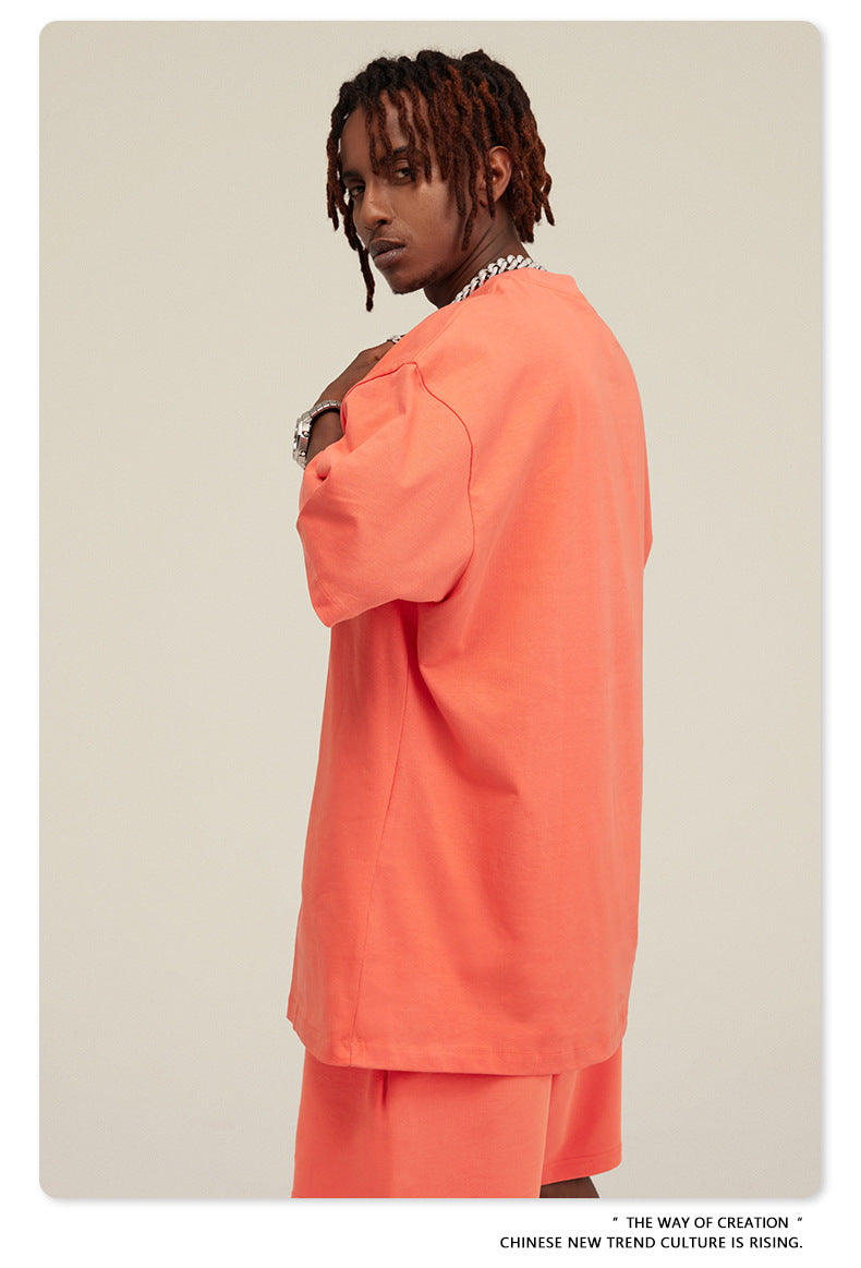 Yaviora Summer American Style Solid Color Loose T-Shirt