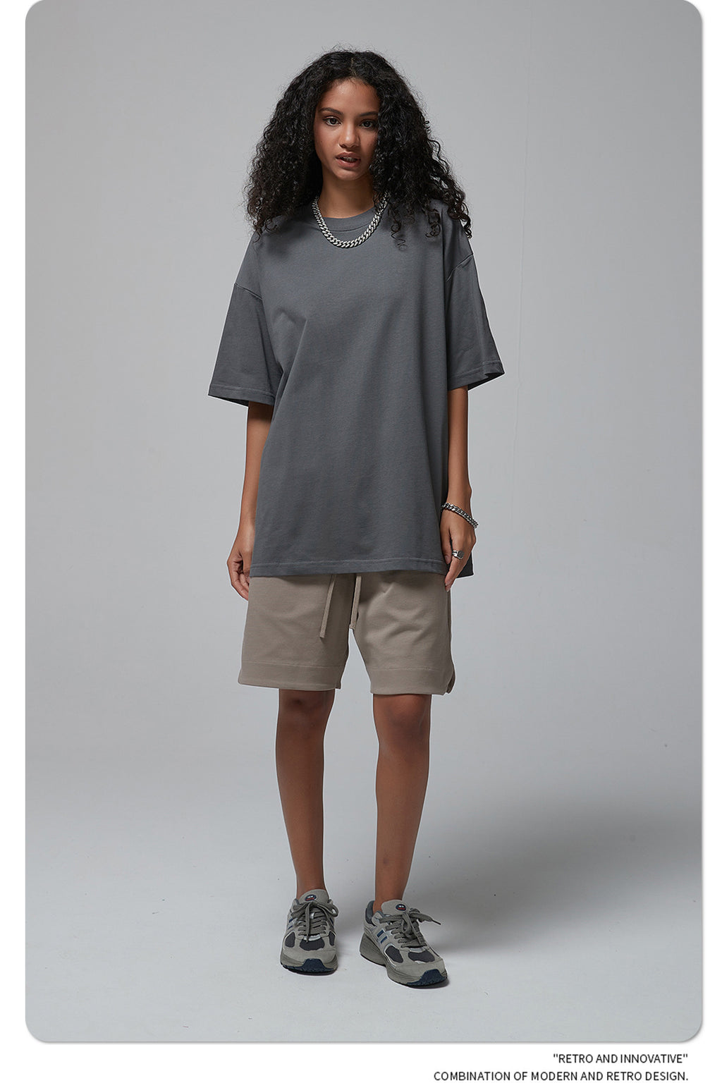 Yaviora 230G Double Yarn Pure Cotton Short-Sleeve T-Shirt