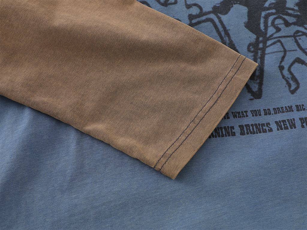 YAVIORA Color-Block Base Layer T-Shirt
