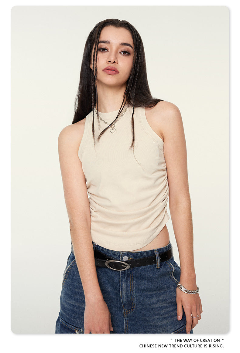 Yaviora American Distressed Hot Girl Style Vest for Women