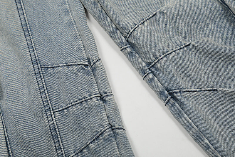 YAVIORA Distressed Utility Jeans