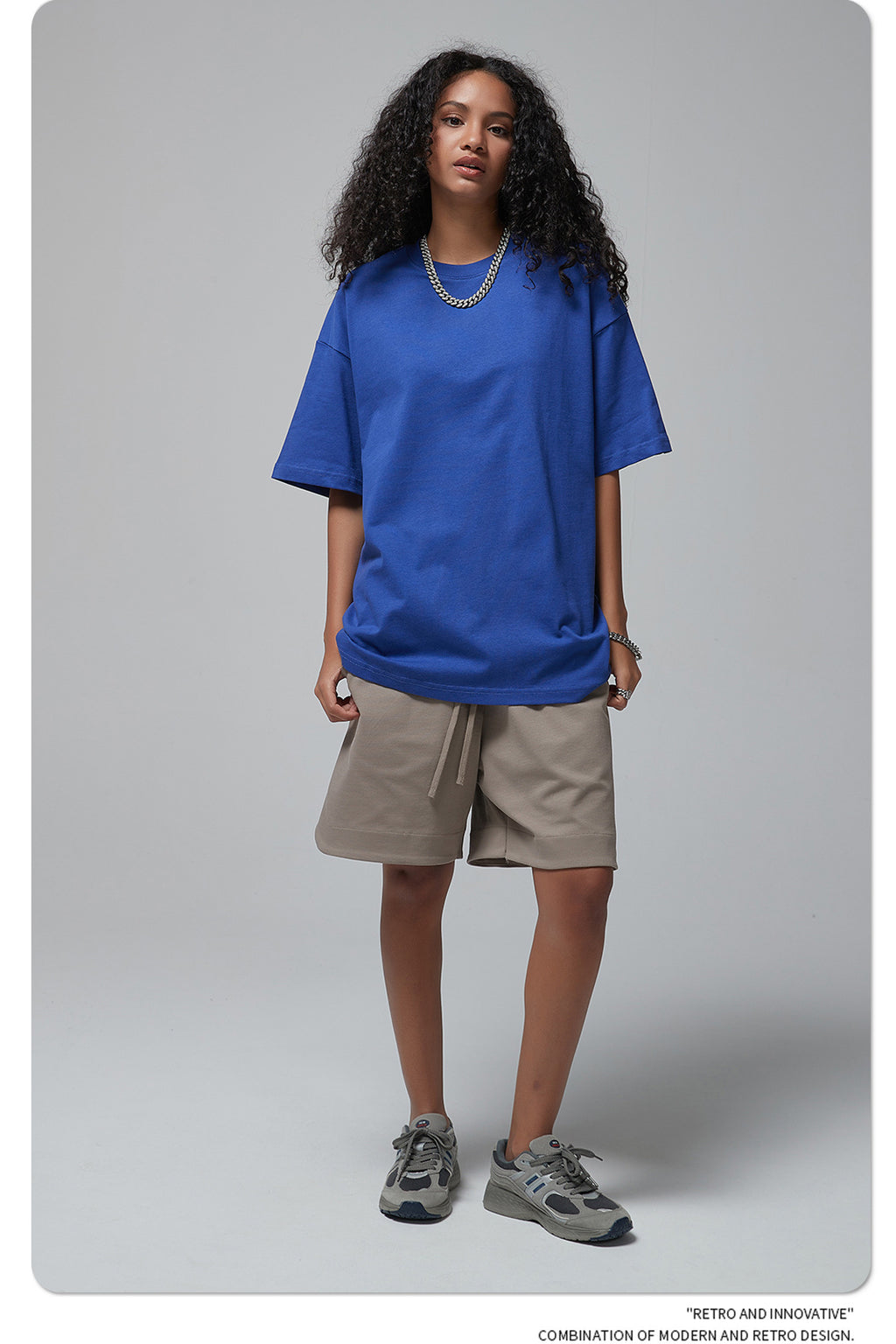 Yaviora 230G Double Yarn Pure Cotton Short-Sleeve T-Shirt