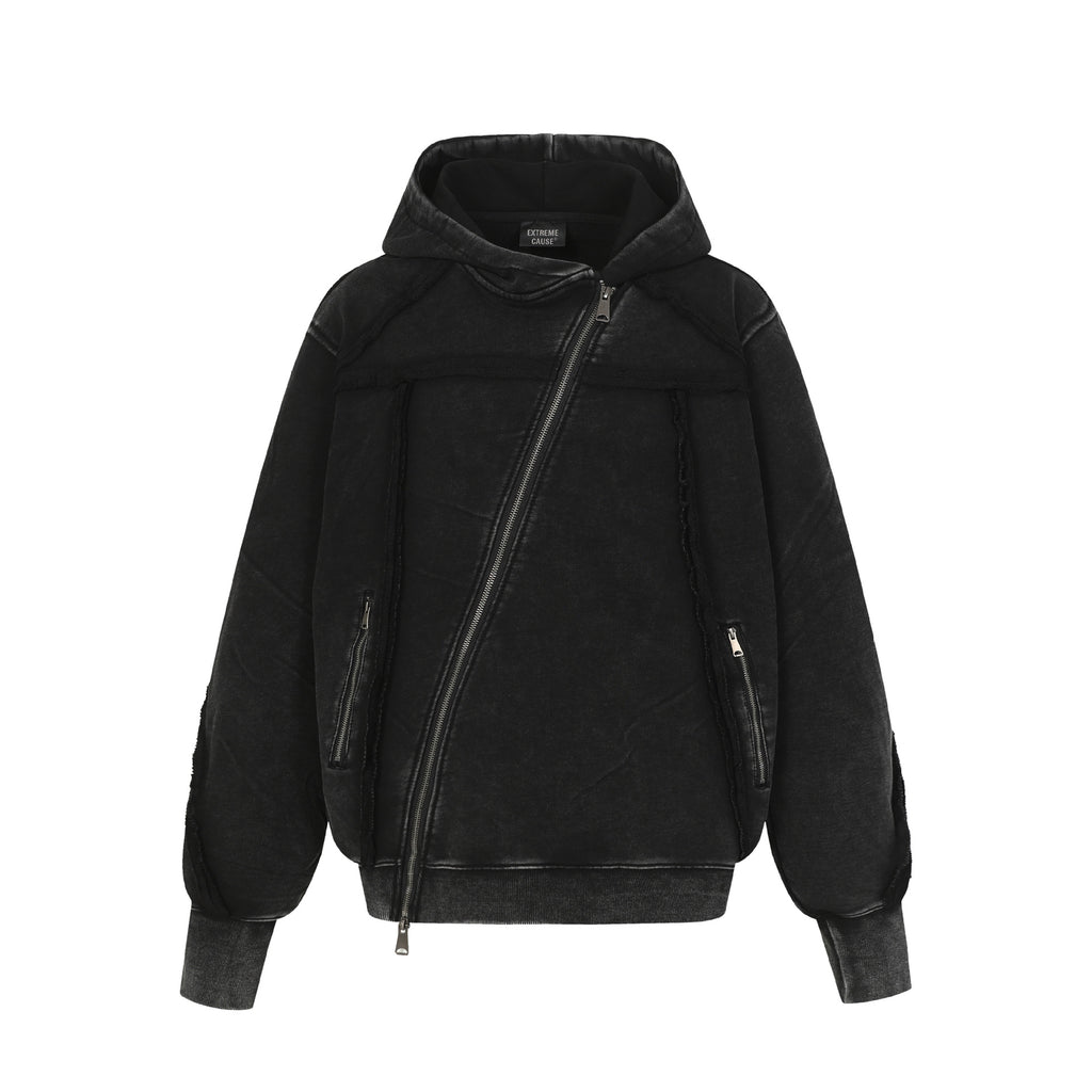 YAVIORA Deconstructed Irregular Hoodie