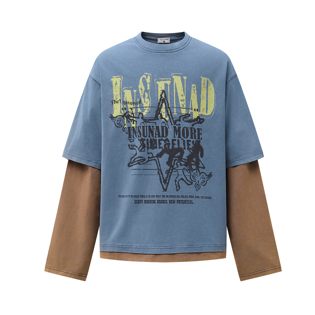 YAVIORA Color-Block Base Layer T-Shirt