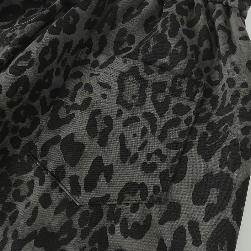 YAVIORA Leopard Print Sweatpants