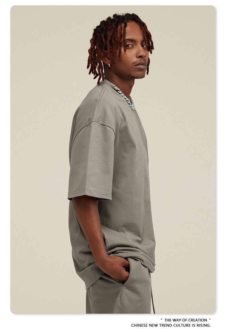 Yaviora Summer American Style Solid Color Loose T-Shirt